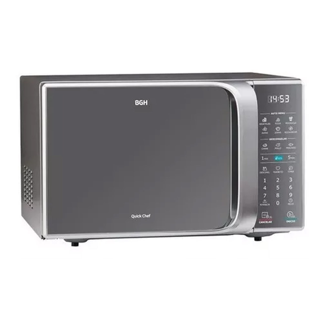 Imagen Microondas 20l Bgh Q.chef Dig Silver B120ds20