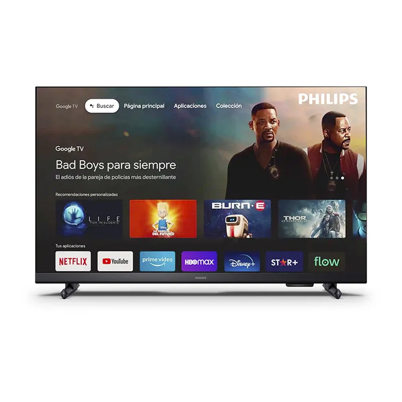 Imagen Tv Led Smart 32" Philips 32phd6918/77 Google